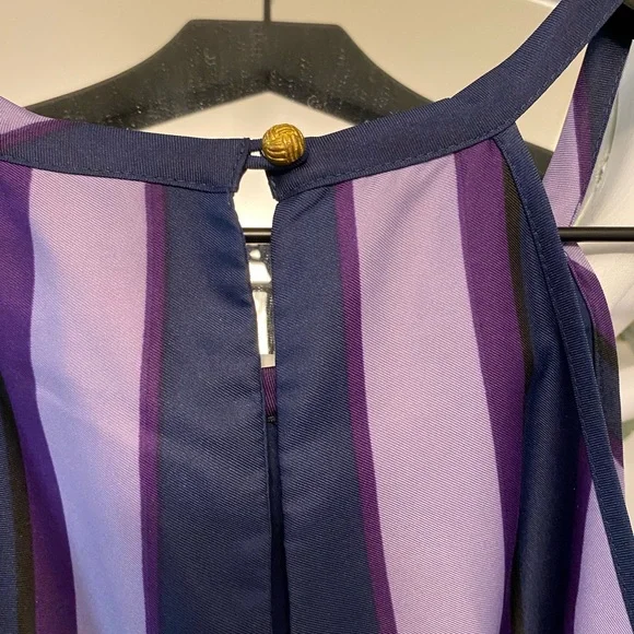 Banana Republic Abstract Retro Print Sleeveless Dress 4 S - Picture 7 of 10